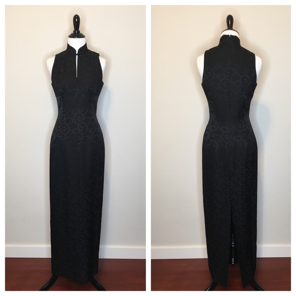 Kenar Petite Sheath Dress Mandarin Collar Qipao